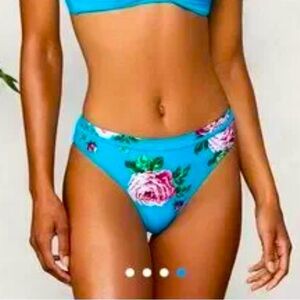 Cupshe Low Rise Floral Bikini Bottoms